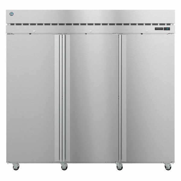 Hoshizaki America Refrigerator, Three Section Upright, Full Stainless Doors with Lock R3A-FS